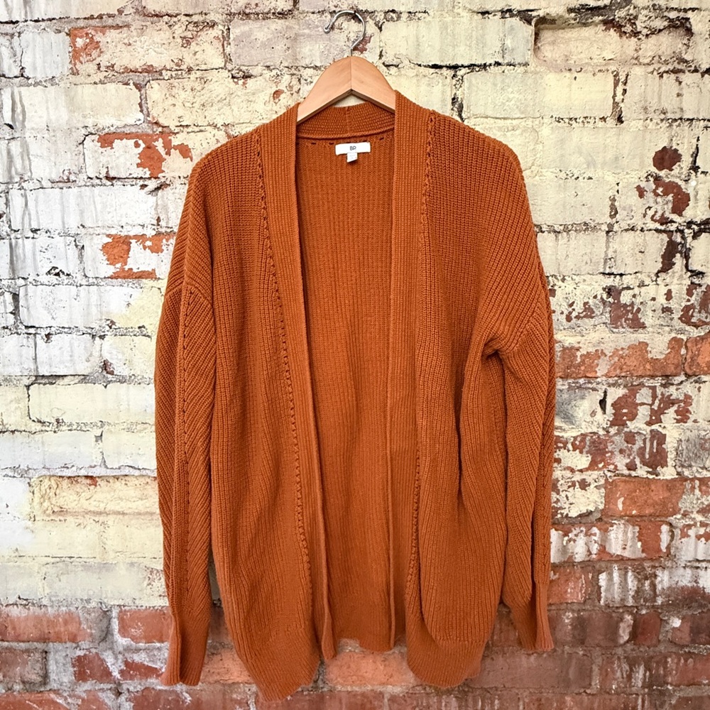 BP Cozy Orange Cardigan